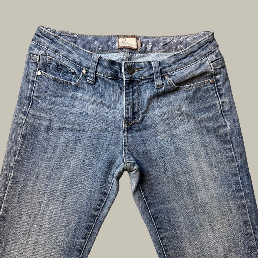 Paige Jeans Womens 27 Benedict Canyon Blue Bootcut 0494-0001 Low Rise Denim USA